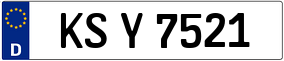 Truck License Plate